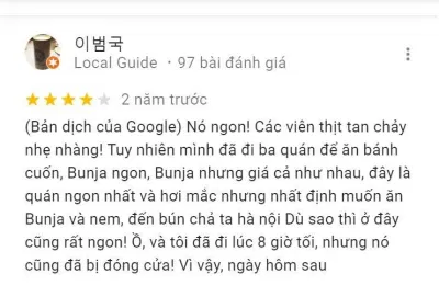 Đánh giá của khách hàng về Bún chả - Nem - Chả rươi Chiến Loan (Nguồn: BlogAnChoi) Đánh giá của khách hàng về Bún chả - Nem - Chả rươi Chiến Loan (Nguồn: BlogAnChoi)