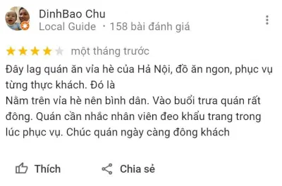Đánh giá của khách hàng về Bún chả Cửa Đông (Nguồn: BlogAnChoi) Đánh giá của khách hàng về Bún chả Cửa Đông (Nguồn: BlogAnChoi)