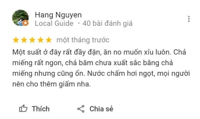 Đánh giá của khách hàng về Bún chả Hàng Quạt (Nguồn: BlogAnChoi) Đánh giá của khách hàng về Bún chả Hàng Quạt (Nguồn: BlogAnChoi)