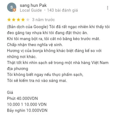 Đánh giá của khách hàng về Bún chả Mai Anh (Nguồn: BlogAnChoi) Đánh giá của khách hàng về Bún chả Mai Anh (Nguồn: BlogAnChoi)