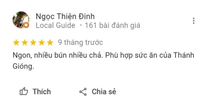 Đánh giá của khách hàng về Bún Chả Tô Hiệu (Nguồn: BlogAnChoi) Đánh giá của khách hàng về Bún Chả Tô Hiệu (Nguồn: BlogAnChoi)