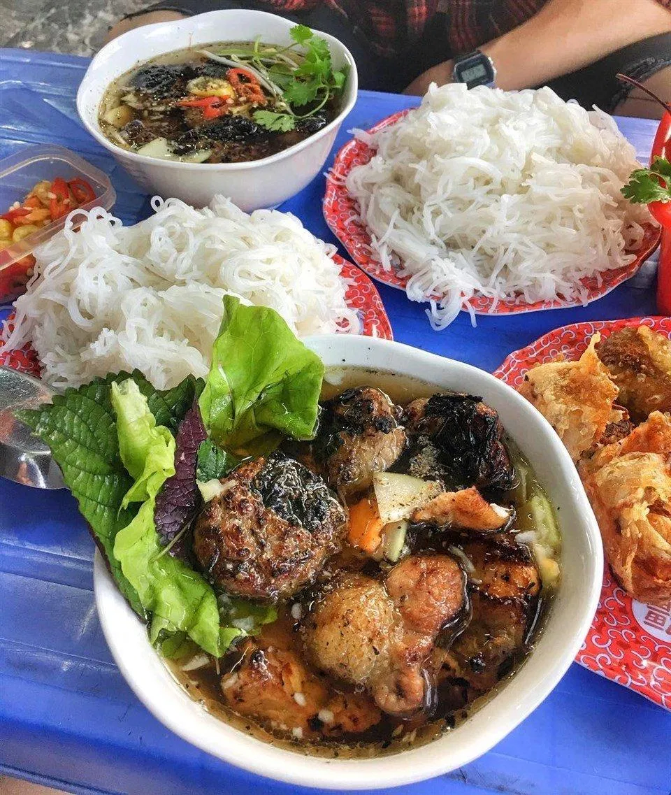 Một suất ăn tại Bún chả Cửa Đông (Nguồn: Internet) Một suất ăn tại Bún chả Cửa Đông (Nguồn: Internet)