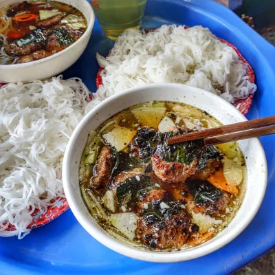 Hương vị khó quên của Bún chả Cửa Đông (Nguồn: Internet) Hương vị khó quên của Bún chả Cửa Đông (Nguồn: Internet)