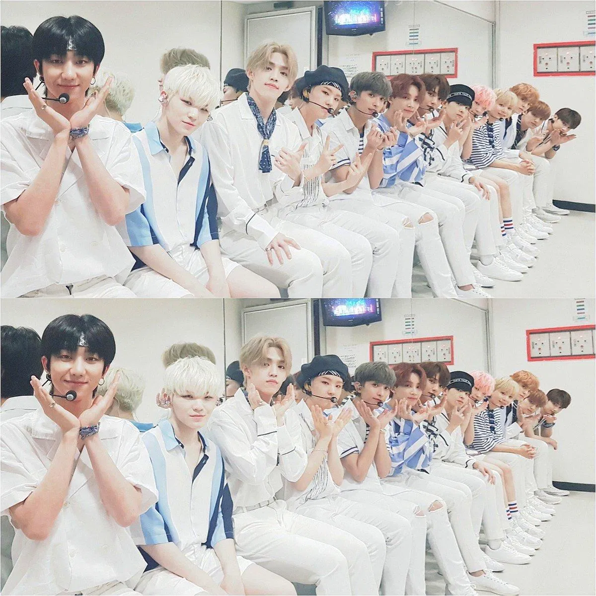 93,32% là mức độ đồng đều hóa của SEVENTEEN với bài hát debut: Adore U! (Nguồn: internet)