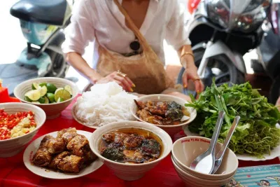 Bún chả Đắc Kim mang đậm hương vị Hà Thành (Nguồn: Internet) Bún chả Đắc Kim mang đậm hương vị Hà Thành (Nguồn: Internet)