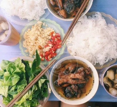 Một suất ăn tại Bún chả Đắc Kim (Nguồn: Internet) Một suất ăn tại Bún chả Đắc Kim (Nguồn: Internet)