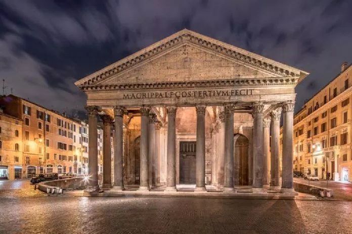 Ngôi đền của những vị thánh Pantheon (Ảnh: Internet).