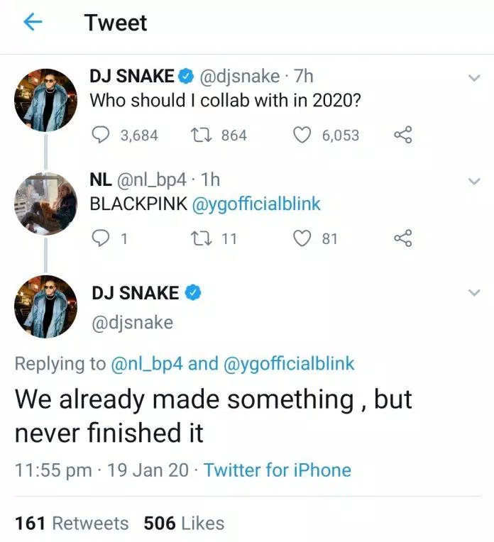 DJ Snake tung hint về màn colab với BLACKPINK (Ảnh: Internet)
