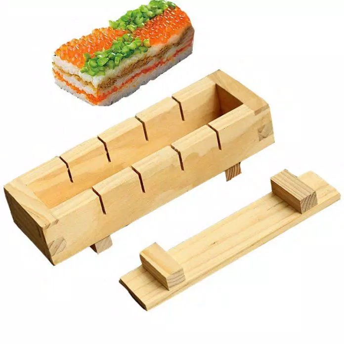 Khuôn gỗ dùng để làm ra oshizushi (Ảnh: Internet). Khuôn gỗ dùng để làm ra oshizushi (Ảnh: Internet).
