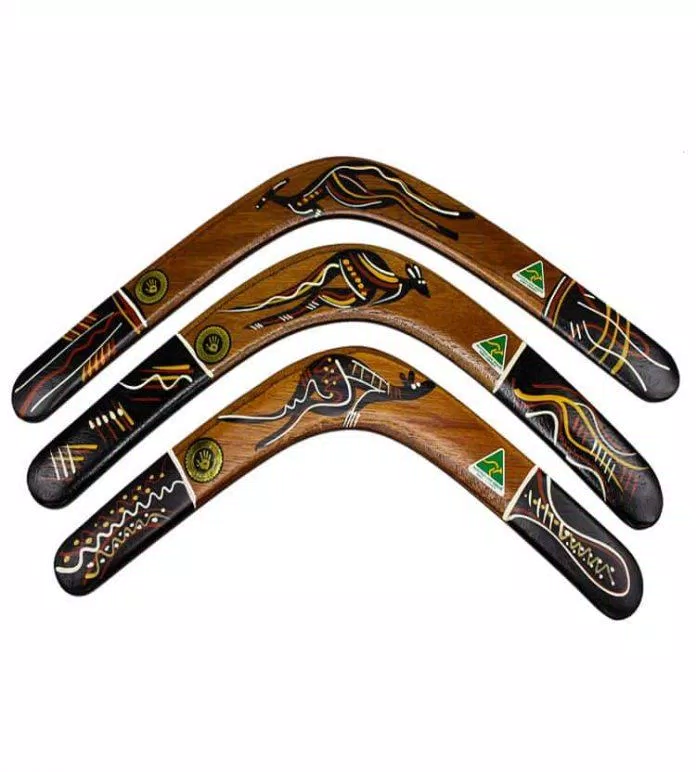Ngày nay boomerang được dùng như một món đồ chơi hoặc đồ trang trí (Ảnh: Internet).