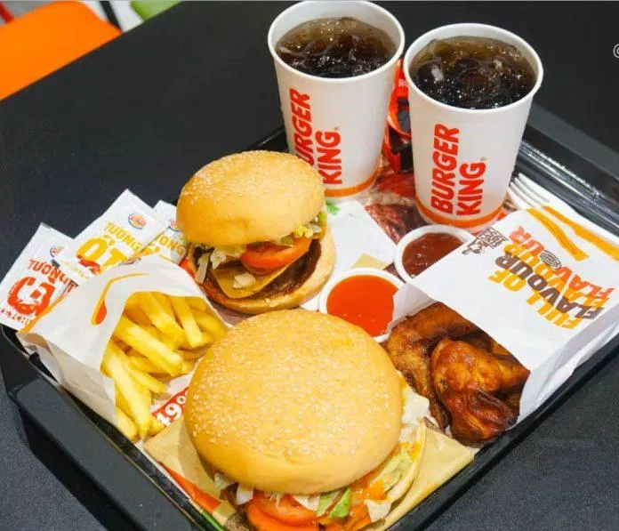 Đồ ăn tại Burger King (Nguồn: Internet) Đồ ăn tại Burger King (Nguồn: Internet)