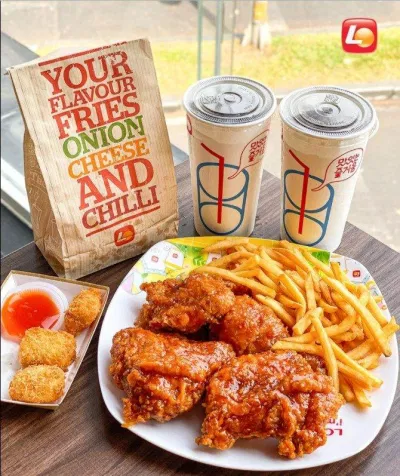Đồ ăn tại Lotteria (Nguồn: Internet) Đồ ăn tại Lotteria (Nguồn: Internet)