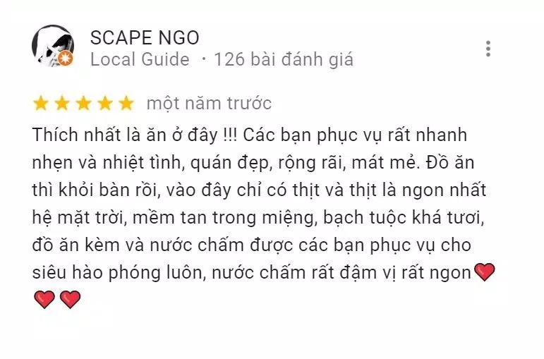 Đánh giá của khách hàng về Gogi House (Nguồn: Internet)