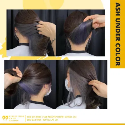 Mẫu tóc nhuộm giấu màu cực cá tính. Nguồn: Fanpage Hair saloon 99