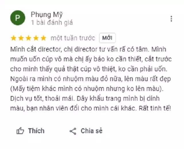 Đánh giá của khách hàng về Hair Saloon 99 (Ảnh: BlogAnChoi)