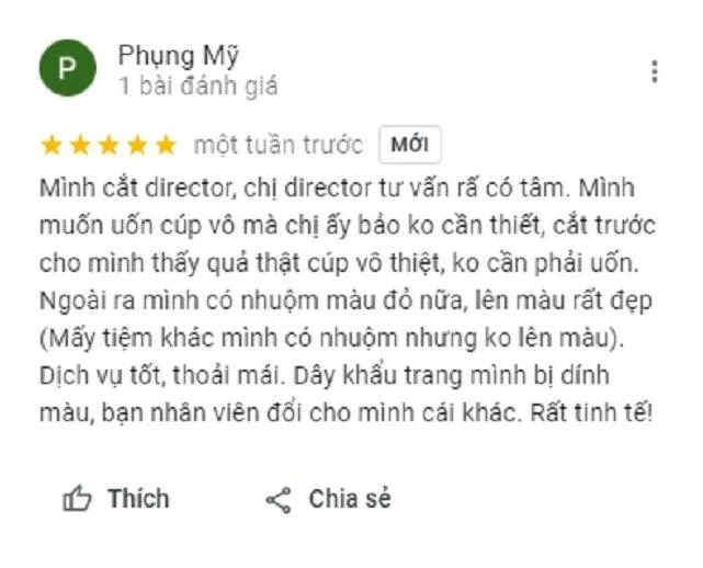 Đánh giá của khách hàng về Hair Saloon 99 (Ảnh: BlogAnChoi)