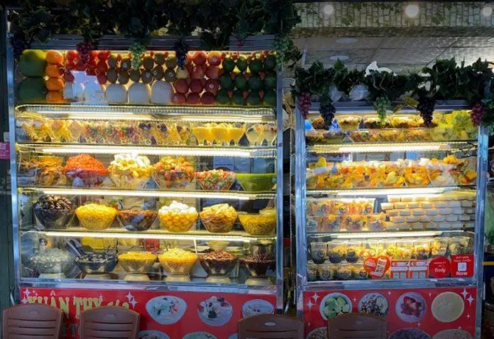 Tủ hoa quả và các nguyên liệu khiến nhiếu người mê mẩn (ảnh: internet)
