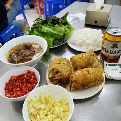 Quán bún chả Hương Liên (Nguồn: Internet) Quán bún chả Hương Liên (Nguồn: Internet)