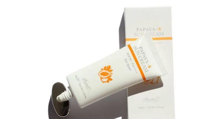 Kem chống nắng cho da nhạy cảm Benton Papaya-S Sun Cream (Ảnh: Internet).
