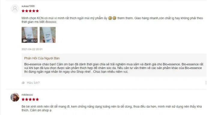 Đánh giá của khách hàng khi sử dụng (Nguồn: BlogAnChoi) Đánh giá của khách hàng khi sử dụng (Nguồn: BlogAnChoi)