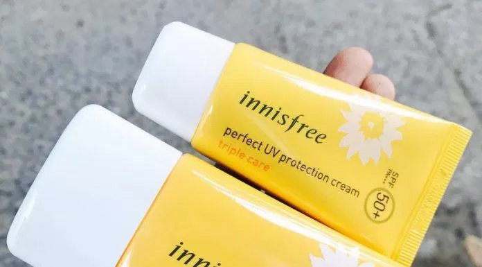 Kem chống nắng Innisfree Perfect UV Protection Cream Triple Care với chỉ số SPF 50, PA+++ bảo vệ da hiệu quả khỏi tia UV ( Nguồn: internet)