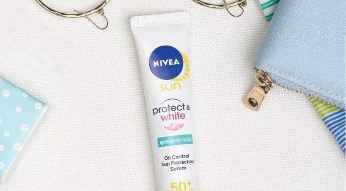 Kem chống nắng Nivea Protect And White Oil Control có khả năng kiềm dầu, giảm bóng nhờn trên da ( Nguồn: internet)
