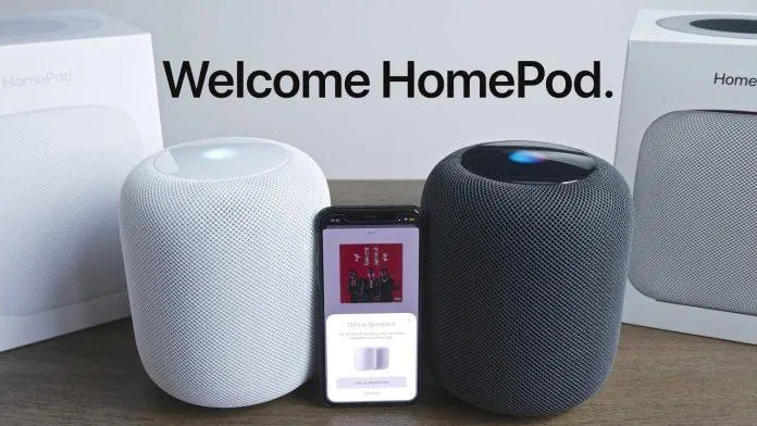HomePod bozgorailuaren itxura oso sinplea (Irudia: Internet). HomePod bozgorailuaren itxura oso sinplea (Irudia: Internet).