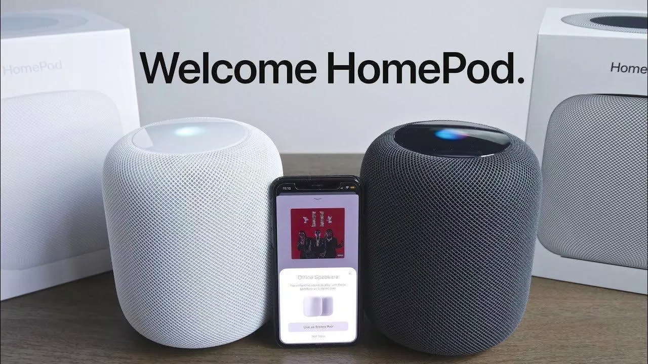 Hình thức bên ngoài rất đơn giản của loa HomePod (Ảnh: Internet).