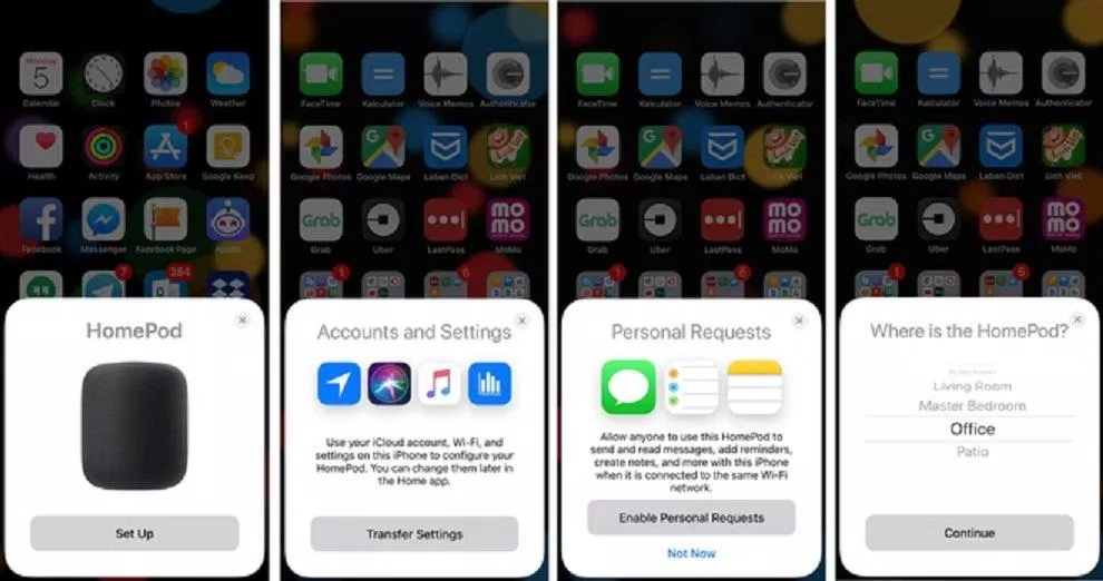 Các chức năng kết nối của loa HomePod với iPhone (Ảnh: Internet). Các chức năng kết nối của loa HomePod với iPhone (Ảnh: Internet).
