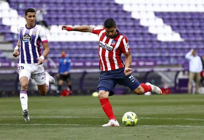 Luis Suarez ghi bàn thắng quyết định giúp Atletico Madrid vô địch La Liga (Ảnh: Internet)