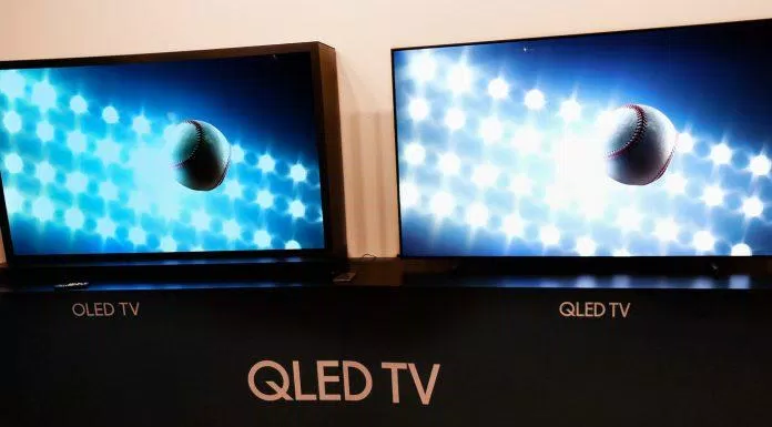 So sánh độ sáng của OLED và QLED (Ảnh: Internet).