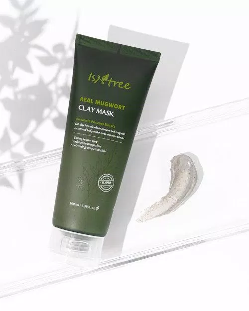 Mặt nạ đất sét cho da dầu Isntree Real Mugwort Clay Mask. (ảnh: internet)