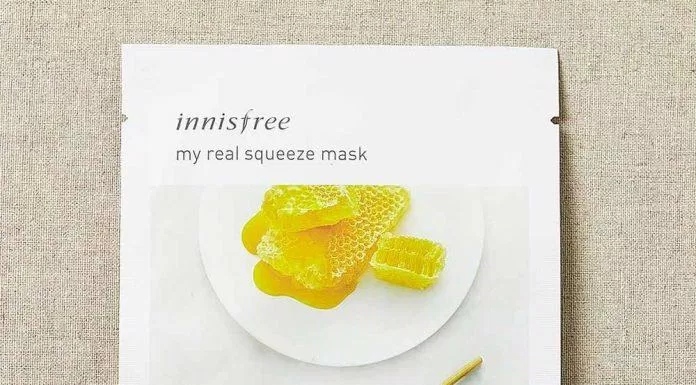 Mặt nạ Innisfree My Real Squeeze Mask Honey với chiết xuất mật ong hỗ trợ dưỡng sáng da ( Nguồn: internet)
