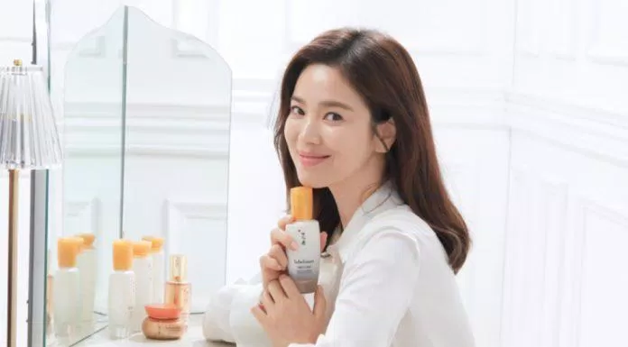 Nàng thơ Song Hye Kyo chính là đại diện cho thương hiệu mỹ phẩm cao cấp Sulwhasoo ( Nguồn: internet)