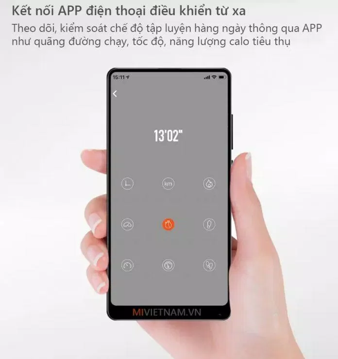 Dùng điện thoại thông minh để theo dõi các thông số tập luyện (Ảnh: Internet). Dùng điện thoại thông minh để theo dõi các thông số tập luyện (Ảnh: Internet).