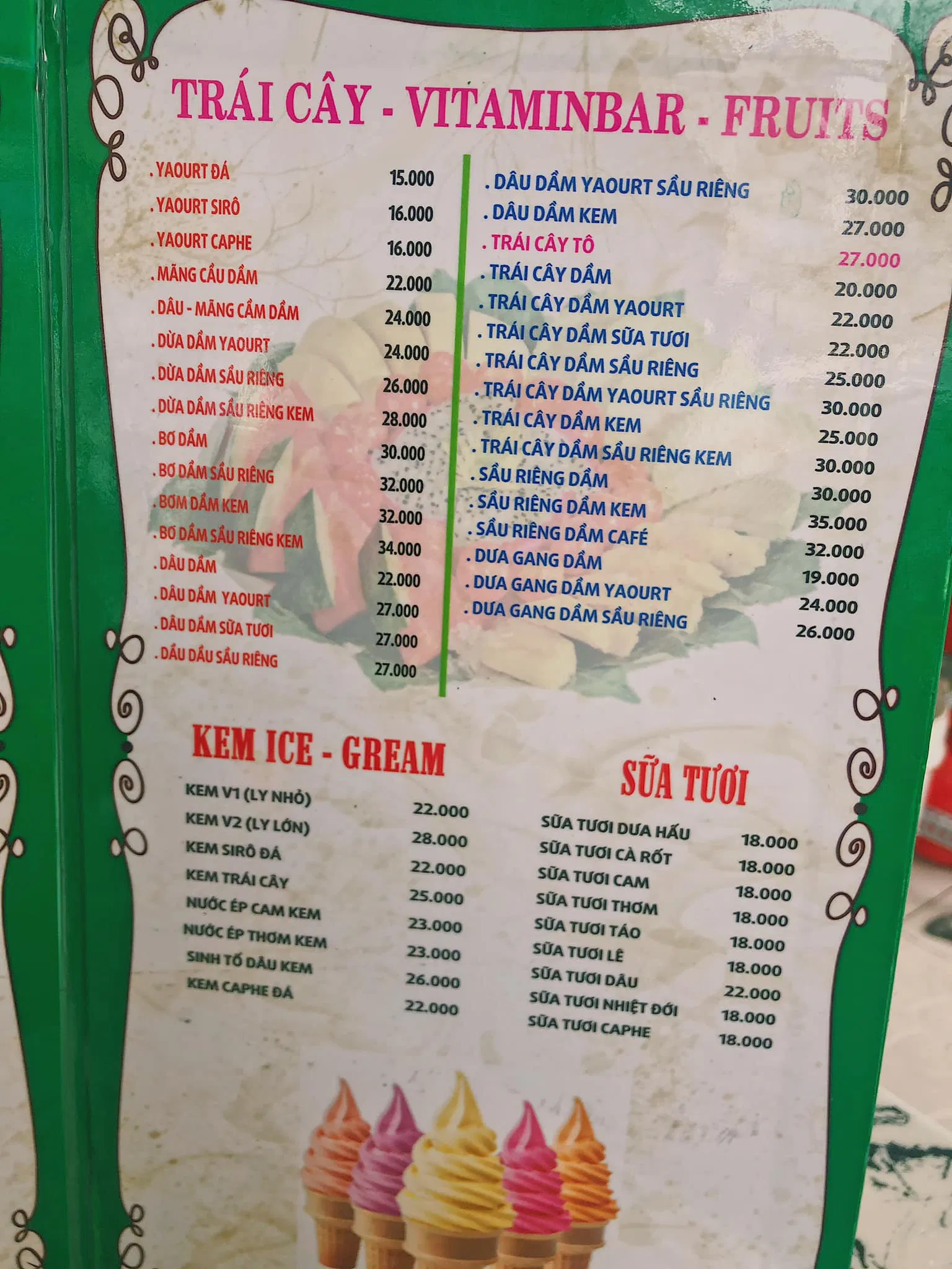 Vitamin Bar (Ảnh: Internet)