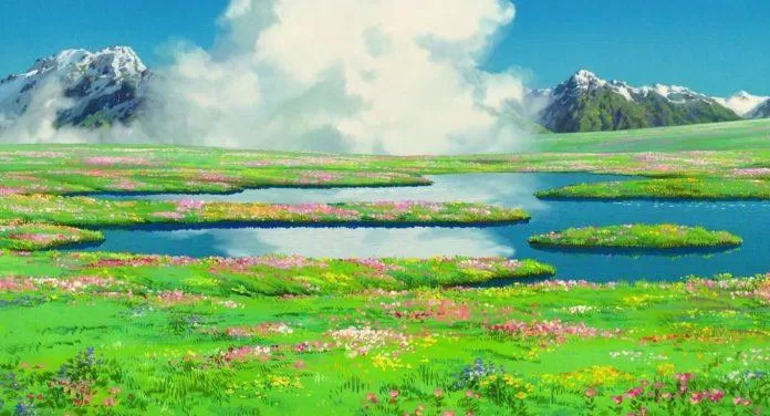 Thiên nhiên trong phim của Miyazaki luôn sống động và chân thực (Ảnh: Internet).