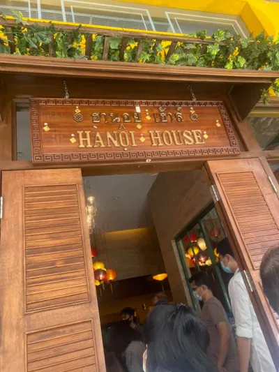 Mặt tiền của nhà hàng Hà Nội House (Ảnh: Internet). Mặt tiền của nhà hàng Hà Nội House (Ảnh: Internet).