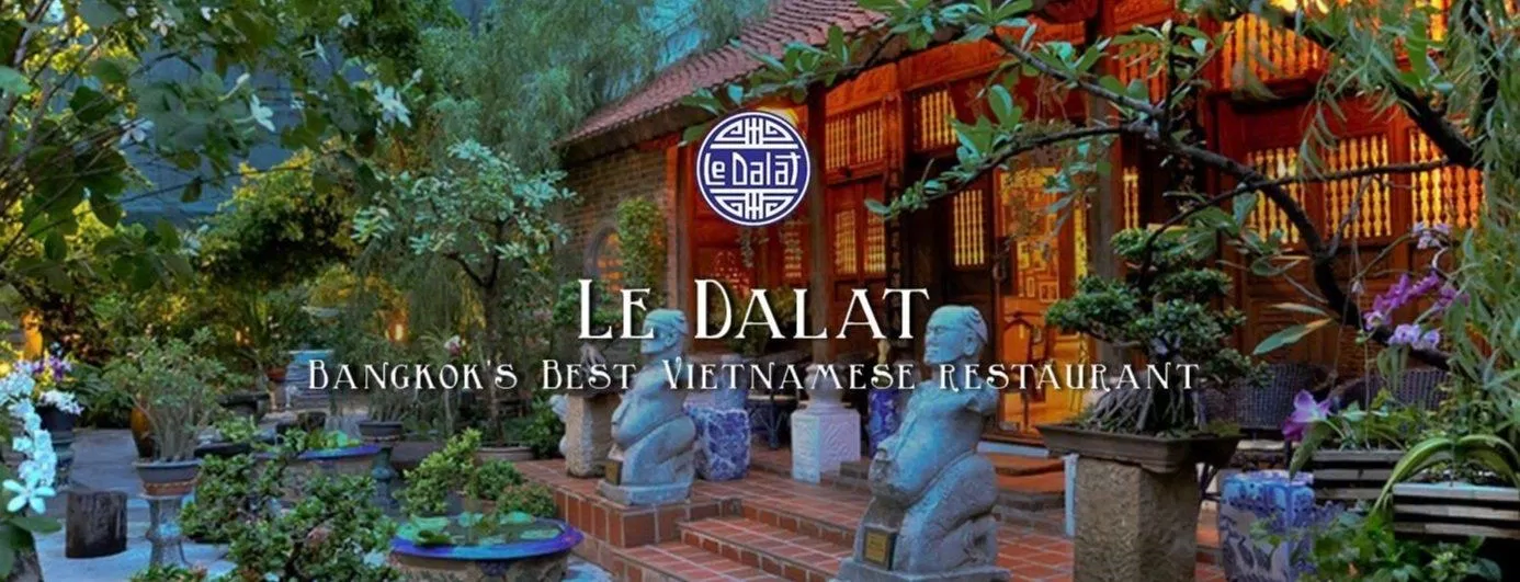 Không gian nhà cổ và vườn cây của Le Dalat (Ảnh: Internet).