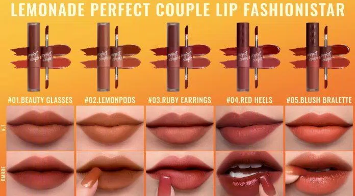 Bảng màu trendy, dễ dùng và dễ mix của Perfect Couple Lip Fashionistar (Nguồn: Internet)