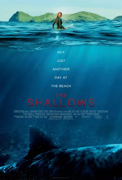 Poster phim The Shallows - Vùng Nước Tử Thần (2016) (Ảnh: Internet)