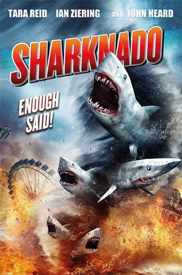 Poster phim Sharknado - Cá Mập Cuồng Loạn (2013) (Ảnh: Internet)