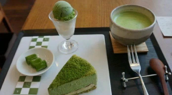 Rất nhiều loại đồ ăn thức uống được làm từ trà xanh (ảnh: internet).