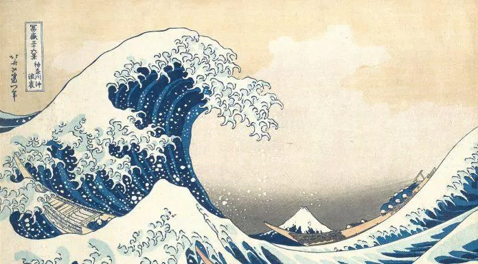 Tranh ukiyo-e nổi tiếng của nhật bản (ảnh: internet).