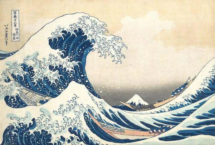 Tranh ukiyo-e nổi tiếng của Nhật Bản (Ảnh: Internet).