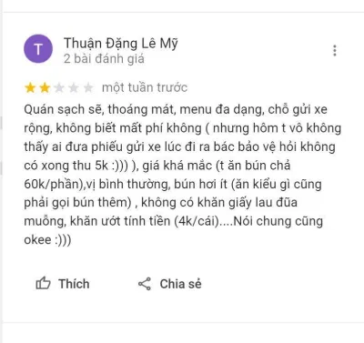 Đánh giá của khách hàng trên Google Maps. (Ảnh: BlogAnChoi)