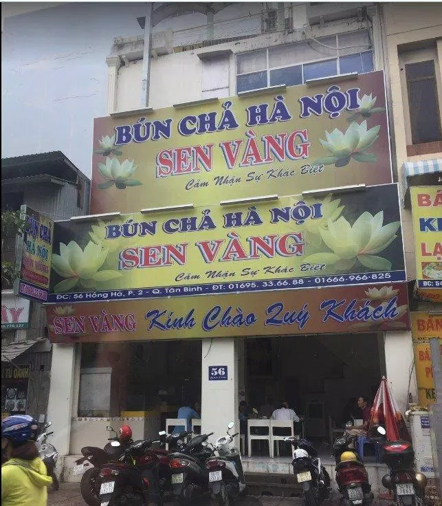 Hình ảnh quán Bún chả Hà Nội Sen Vàng (Nguồn: Internet) Hình ảnh quán Bún chả Hà Nội Sen Vàng (Nguồn: Internet)
