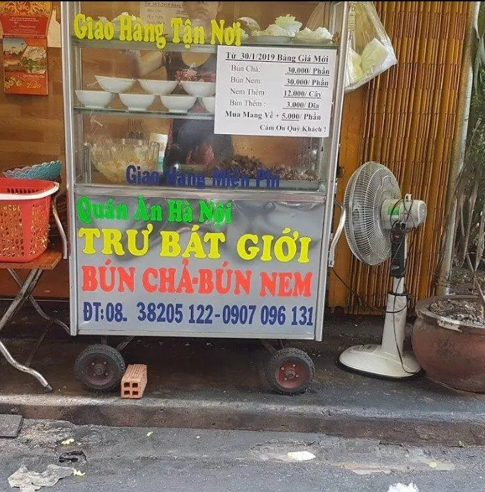 Quán Bún Chả Trư Bát Giới (Nguồn: Internet) Quán Bún Chả Trư Bát Giới (Nguồn: Internet)