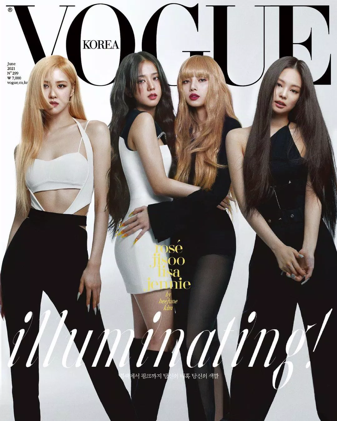 BLACKPINK lần thứ hai xuất hiện trên bìa của Vogue Korea (Nguồn: Internet).