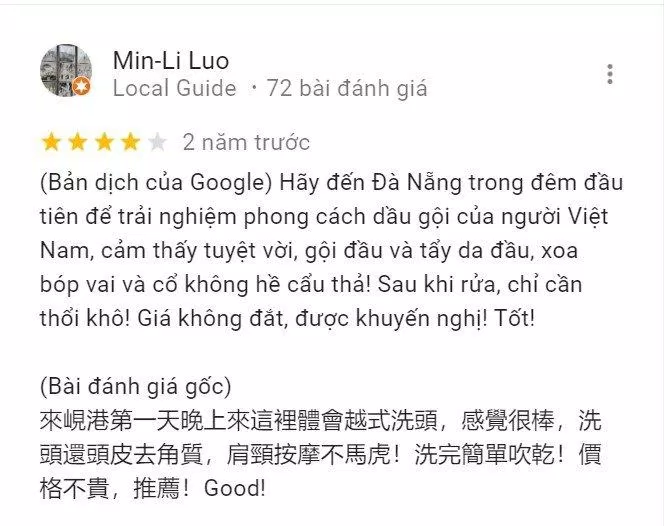 Đánh giá của khách hàng về Beauty Salon Lộc trên Google map (Nguồn: Internet)